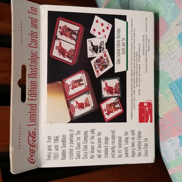 1995 Limited Edition Coca Cola Santa cards - Picture 2 of 4